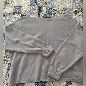 French Connection Soft Blue Crew Neck Sweater